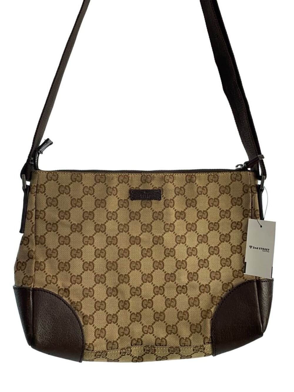 Gucci Shoulder Bag GG Canvas Brown
